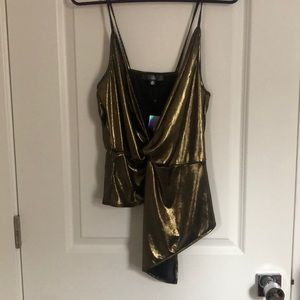 Metallic Gold Tank